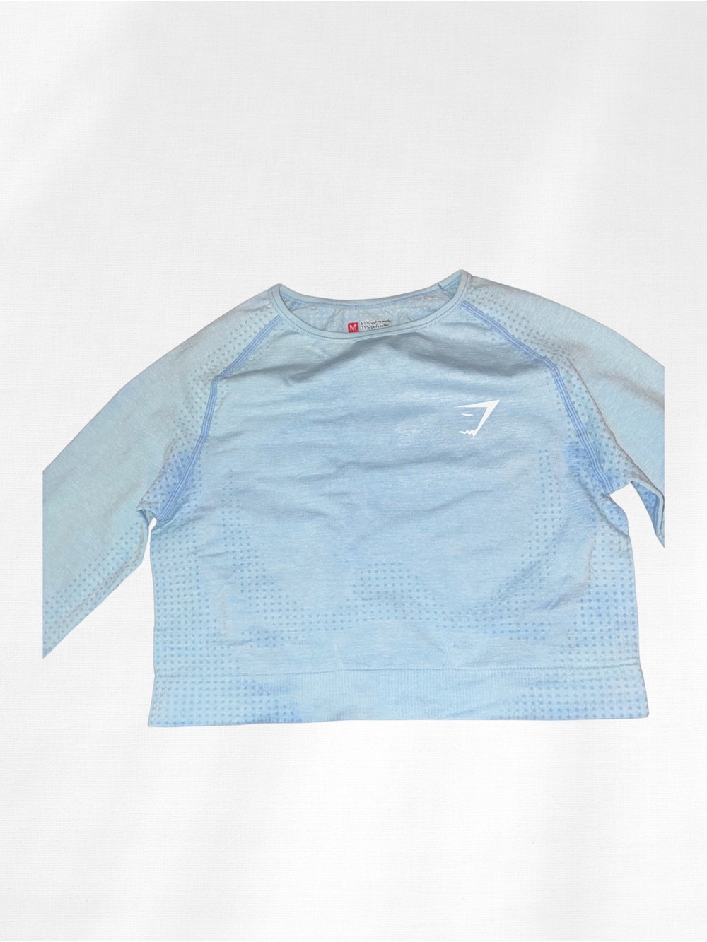 Gymshark Women’s Light Blue Long-Sleeve Performance Top